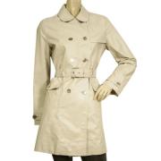 Pre-owned Cotton outerwear Burberry Vintage , Beige , Dames