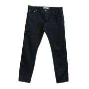 Pre-owned Cotton jeans Valentino Vintage , Blue , Dames