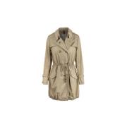 Pre-owned Nylon tops Moncler Pre-owned , Beige , Dames