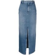 Denim Skirts Armarium , Blue , Dames