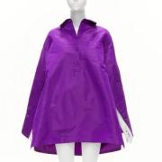 Pre-owned Silk tops Valentino Vintage , Purple , Dames
