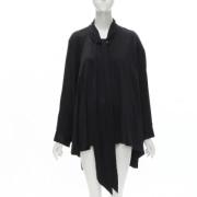 Pre-owned Viscose tops Balenciaga Vintage , Black , Dames