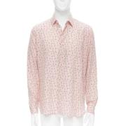 Pre-owned Silk tops Saint Laurent Vintage , Pink , Dames