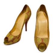 Pre-owned Schoenen Louis Vuitton Vintage , Yellow , Dames