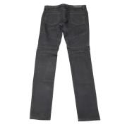 Pre-owned Cotton jeans Balmain Pre-owned , Blue , Dames