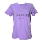 Pre-owned Cotton tops Missoni Pre-owned , Purple , Dames