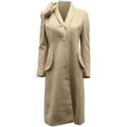 Pre-owned Cashmere outerwear Alexander McQueen Pre-owned , Beige , Dam...