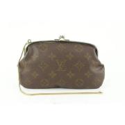 Canvas Vintage Tassen, 8 Lengte Louis Vuitton Vintage , Brown , Unisex