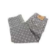 Tweedehands jeans Louis Vuitton Vintage , Gray , Dames