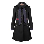 Pre-owned Wool outerwear Gucci Vintage , Black , Dames