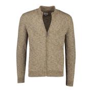 Beige Vest met Opstaande Kraag State of Art , Beige , Heren