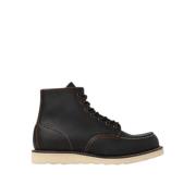 Klassieke Moc Leren Laarzen Red Wing Shoes , Brown , Heren