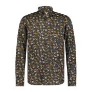 Moss Print Shirt - NorHeren Fit State of Art , Multicolor , Heren