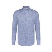 Klassiek Blauw Casual Overhemd Blue Industry , Blue , Heren