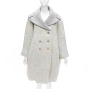 Pre-owned Wool outerwear Celine Vintage , Gray , Dames