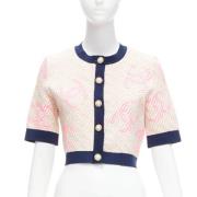 Pre-owned Viscose tops Chanel Vintage , Pink , Dames