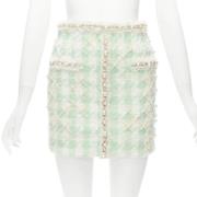 Pre-owned Fabric bottoms Balmain Pre-owned , Green , Dames