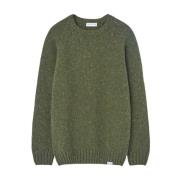 Groene Gestructureerde Sweaters Edmmond Studios , Green , Heren
