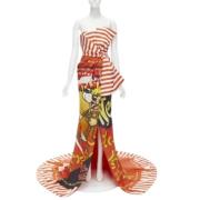 Pre-owned Wool dresses Moschino Pre-Owned , Orange , Dames