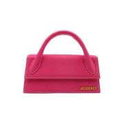Pre-owned Leather handbags Jacquemus Pre-owned , Pink , Dames