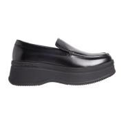 Zwarte Loafers voor Dames Calvin Klein , Black , Dames