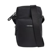 Zwarte Cross Body Tas Calvin Klein , Black , Heren