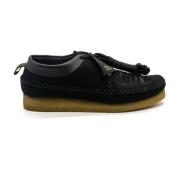 Weaver -schoenen Clarks , Black , Heren