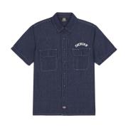 Blauwe Beavertown Overhemd Dickies , Blue , Heren