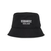 Emmer hoed met logo Dsquared2 , Black , Heren