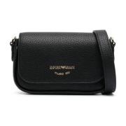 Zwarte Cross Body Mini Tas Emporio Armani , Black , Dames