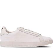 Witte Casual Sneakers Emporio Armani , White , Heren