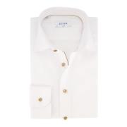 Klassieke Fit Witte Overhemdjurk Eton , White , Heren