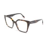 Bruin/Havana Optisch Montuur Stijlvol Must-Have Fendi , Brown , Dames