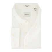 Casual wit overhemd Gant , White , Heren