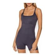 Sporty Stretch Playsuit Guess , Gray , Dames