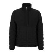 Zwarte J Petrick Winterjas Hugo Boss , Black , Heren