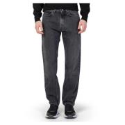 Heren Jeans Herfst/Winter Collectie 100% Katoen Hugo Boss , Black , He...