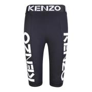 Blauwe kniehoge shorts voor dames Kenzo , Blue , Dames