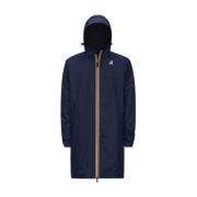 Eiffel 3.0 Warme Regenjas K-Way , Blue , Unisex