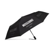 Paraplu met logo Moschino , Black , Unisex