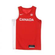 Beperkte editie Olympisch Basketbalshirt Nike , Red , Heren
