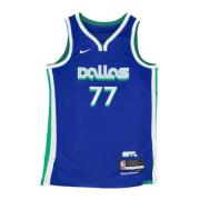 NBA City Edition Luka Doncic Jersey Nike , Blue , Heren