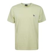 Zebra Badge Katoenen T-Shirt Paul Smith , Green , Heren