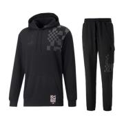 Trainingssets Puma , Black , Heren