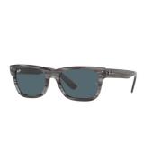 Burbank Blue Acetate Sungles Ray-Ban , Gray , Heren