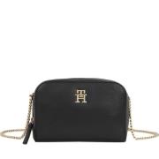 Zwarte Cross Body Tas Tommy Hilfiger , Black , Dames