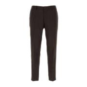 Donkerbruine stretchkatoenen skinny broek Dolce & Gabbana , Brown , He...