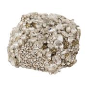 Zilveren Crystal Rhinestone Cloche Hoed Dolce & Gabbana , Gray , Dames