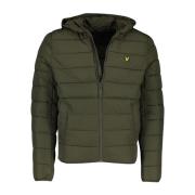 Groene Winterjas met Rits Lyle & Scott , Green , Heren