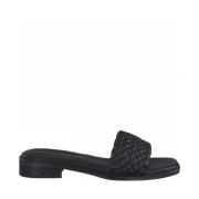 Casual open slippers Marco Tozzi , Black , Dames